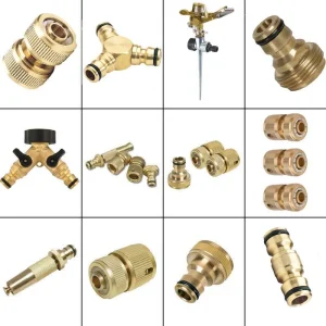 Garden Tap Fittings Brass Hose Connector Adaptor Spray Gun Nozzle Outdoor